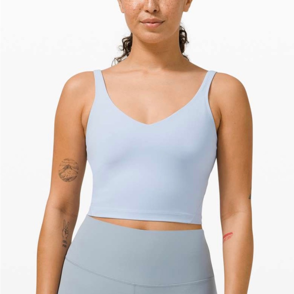 lululemon light blue align tank